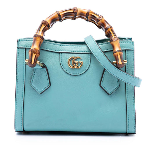 Mini Calfskin Bamboo Diana Satchel - Image 1