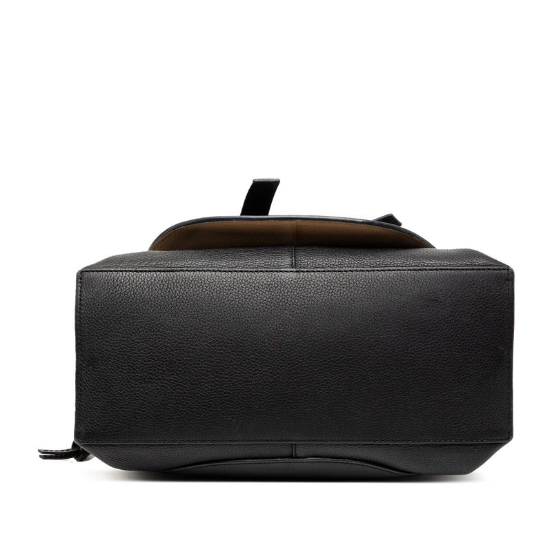 Small Leather Gate Top Handle Bag - Image 3