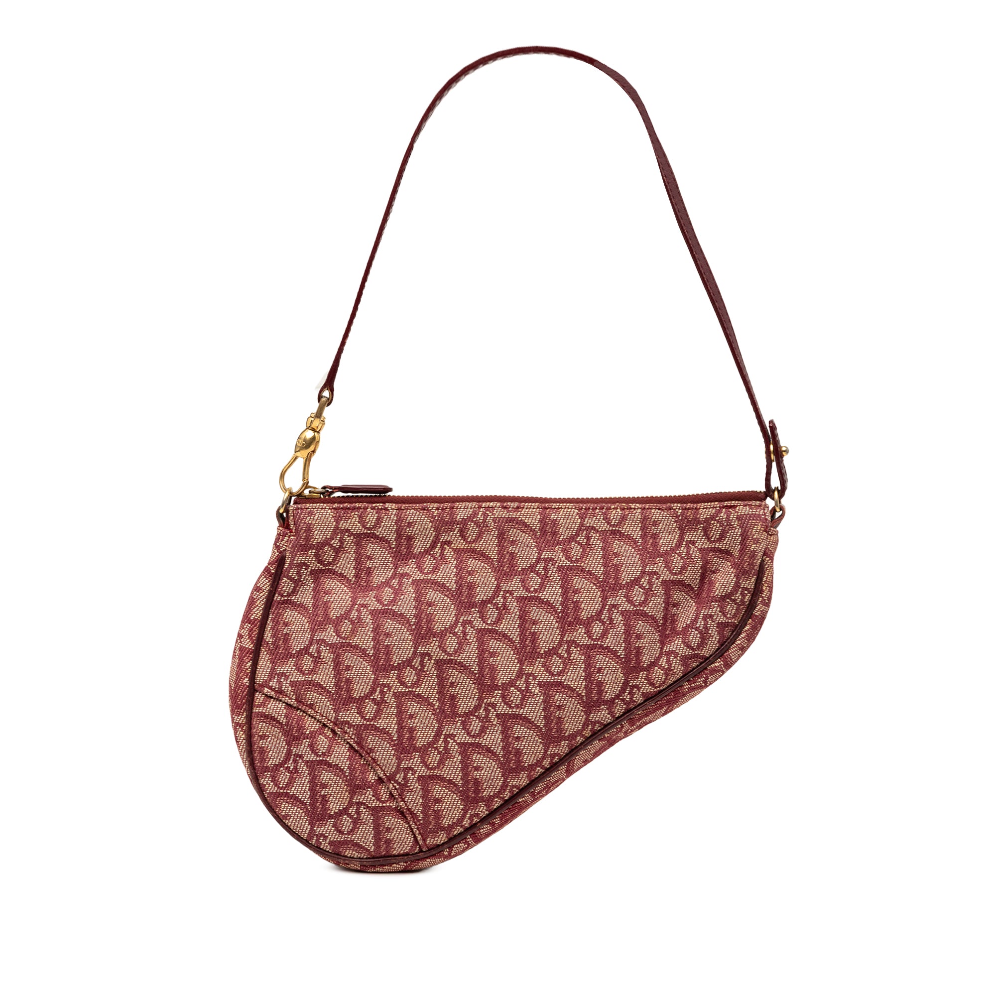 Mini Diorissimo Canvas Saddle Pochette - Image 1
