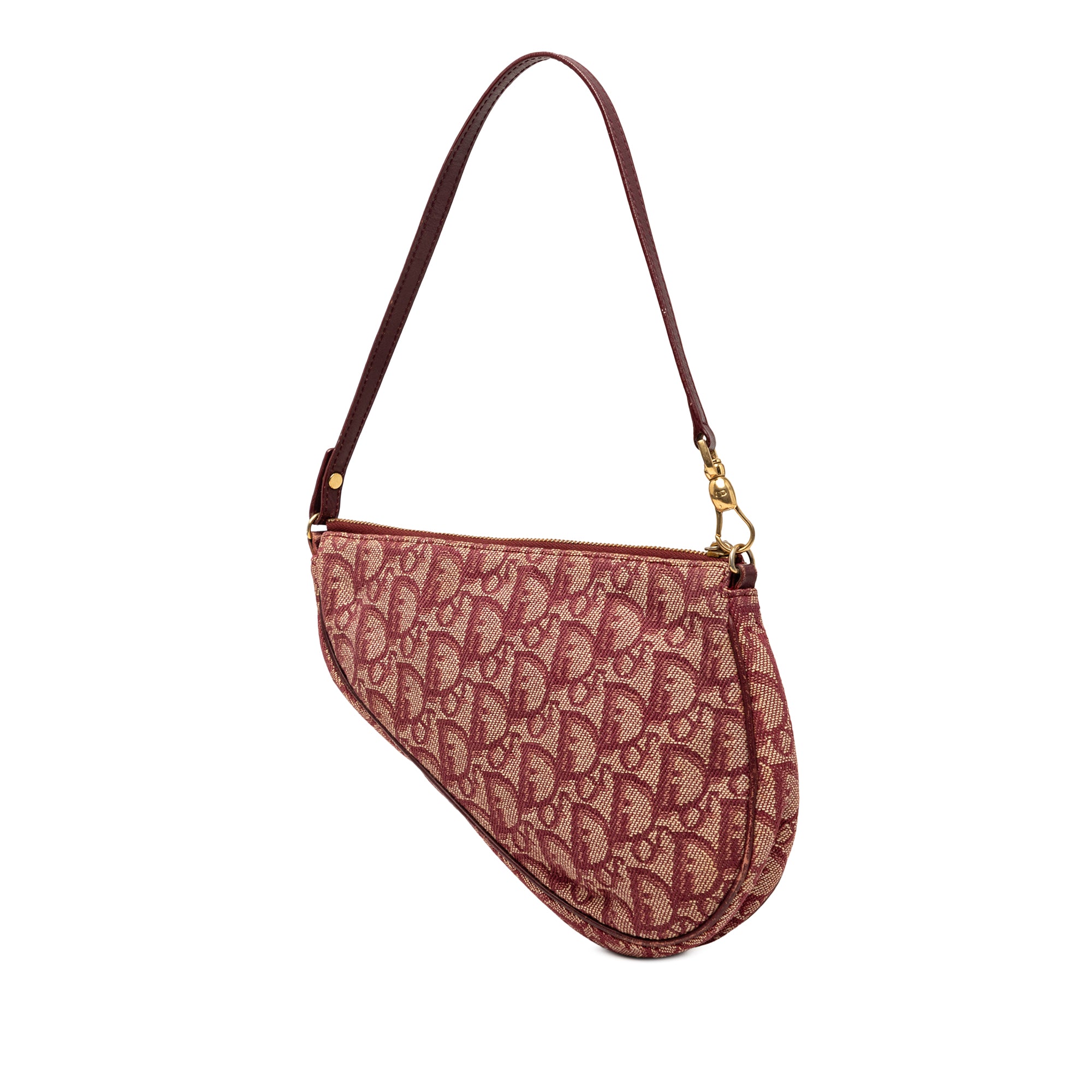 Mini Diorissimo Canvas Saddle Pochette - Image 2