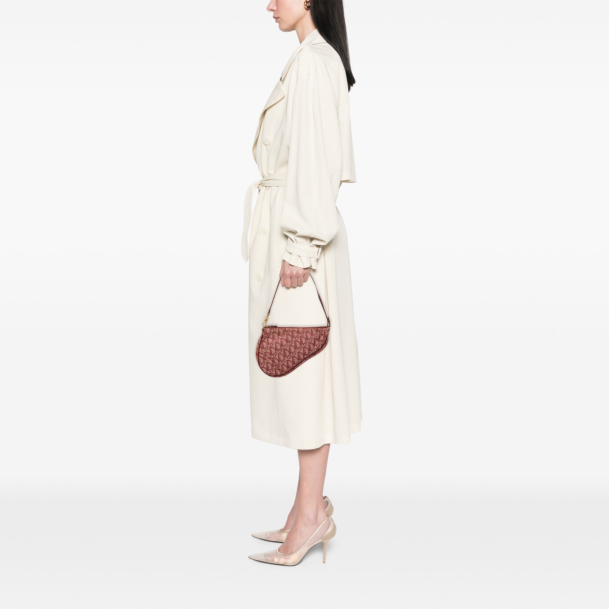 Mini Diorissimo Canvas Saddle Pochette - Image 7