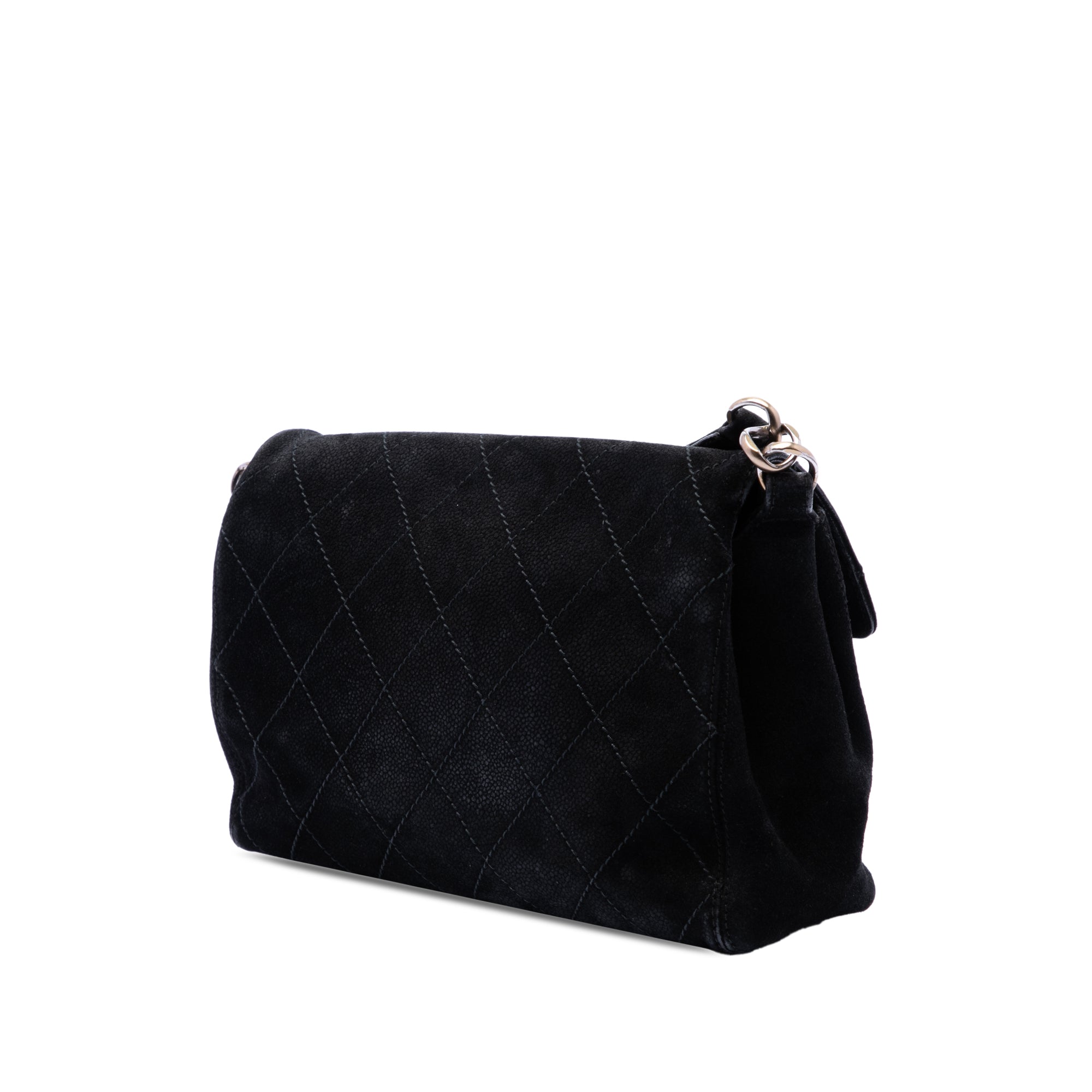 CC Quilted Suede Wild Stitch Flap - Image 2