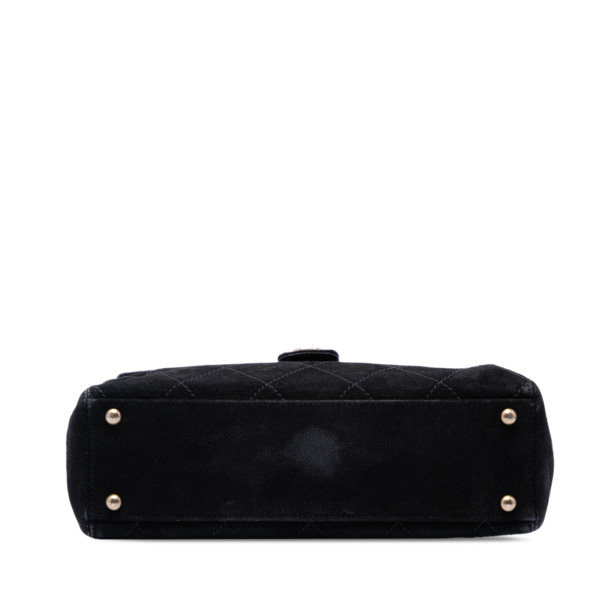 CC Quilted Suede Wild Stitch Flap - Image 3