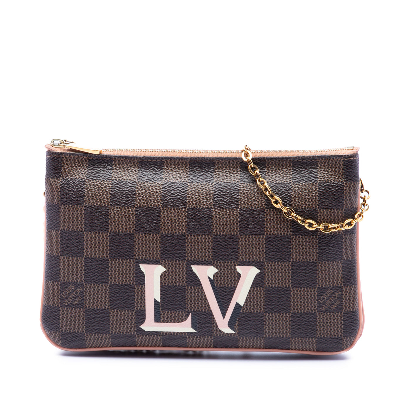 Damier Ebene Pochette Double Zip - Image 1