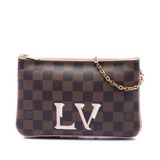 Damier Ebene Pochette Double Zip - Image 1