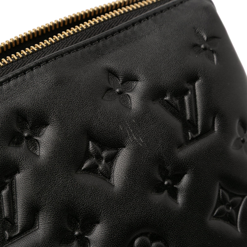 Monogram Embossed Puffy Lambskin Coussin PM - Image 8