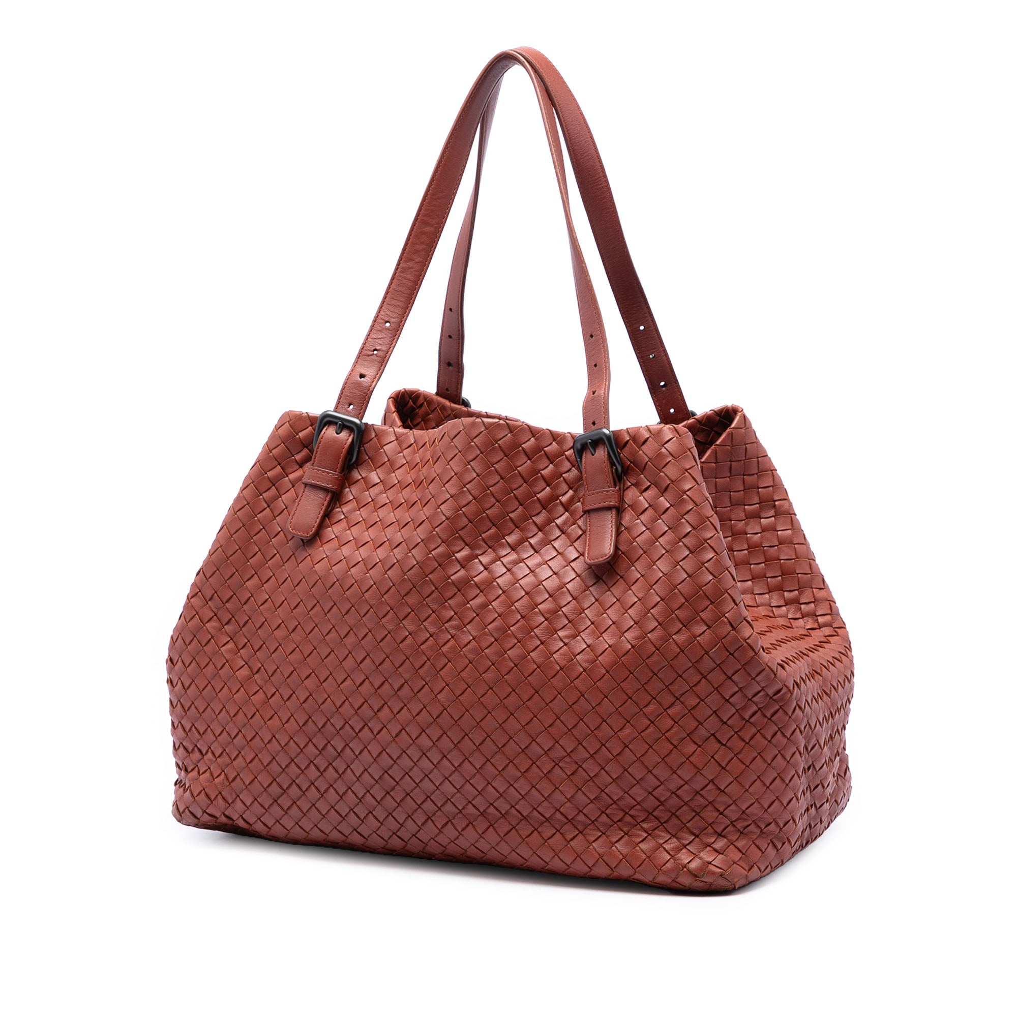 Large Nappa Intrecciato Cesta Tote - Image 2
