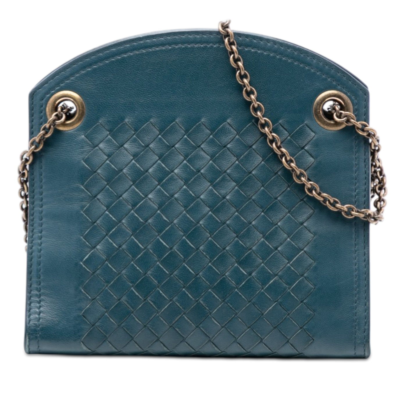 Nappa Intrecciato Chain Wallet - Image 1
