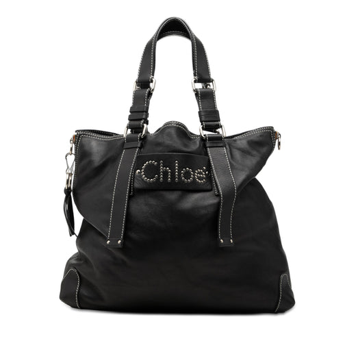 Lambskin Studded Patsy Tote - Image 1