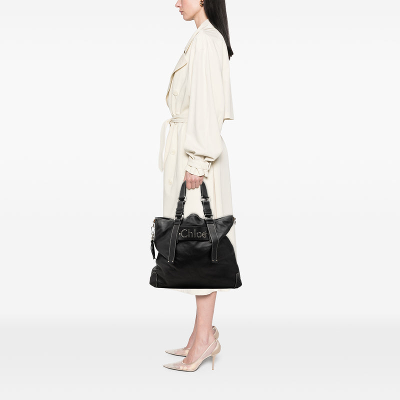 Lambskin Studded Patsy Tote - Image 7
