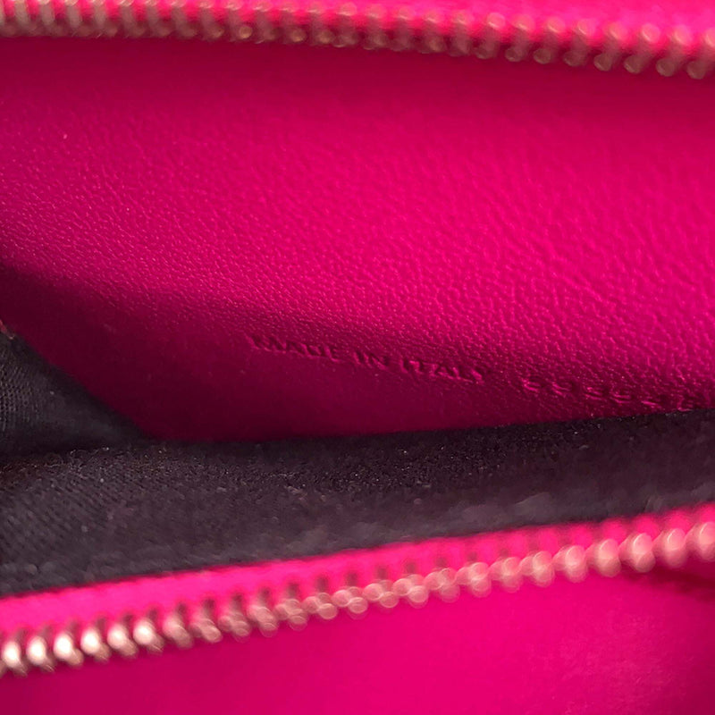 Small Shiny Box Calfskin Hourglass Satchel - Image 6