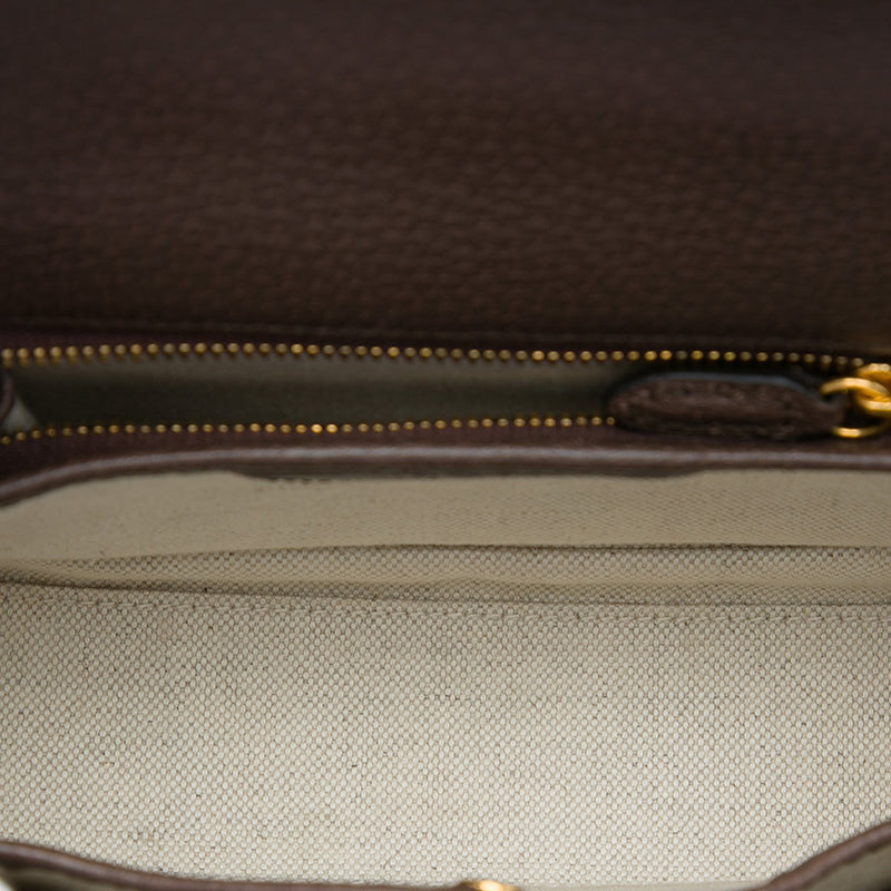 Small Jumbo GG Canvas Web Bamboo 1947 Top Handle Bag - Image 4