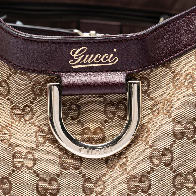 Large GG Canvas Abbey D Ring Shoulder Bag - Image 5