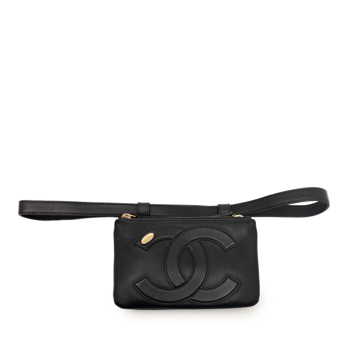 Lambskin Mania Double Zip Belt Bag - Image 1