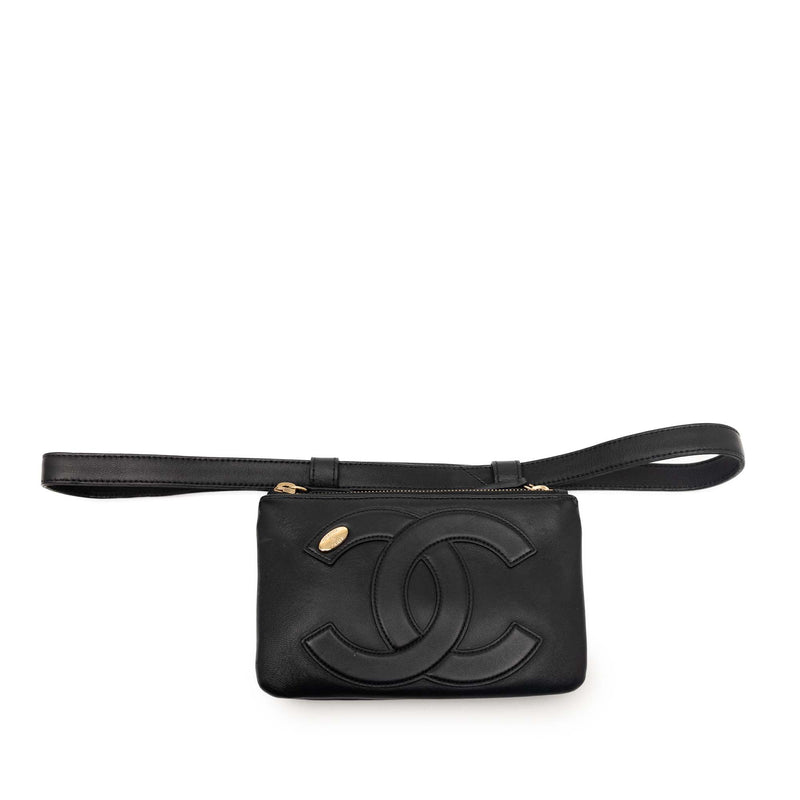 Lambskin Mania Double Zip Belt Bag