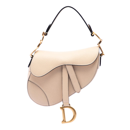 Mini Grained Calfskin Saddle Bag - Image 1