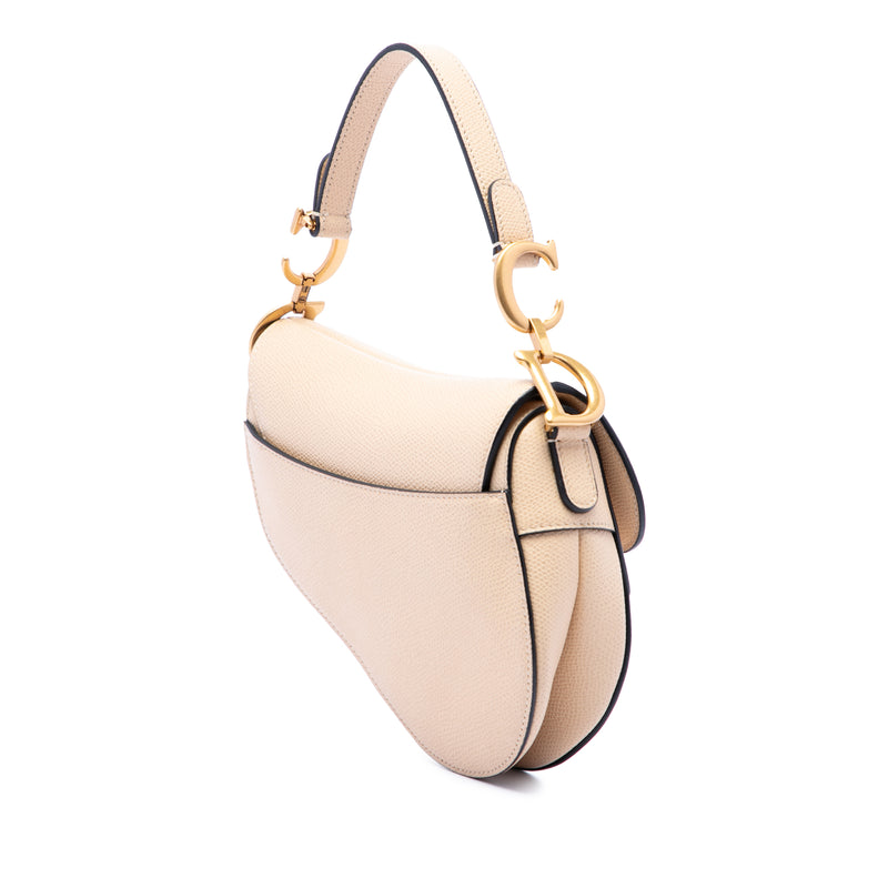 Mini Grained Calfskin Saddle Bag - Image 2
