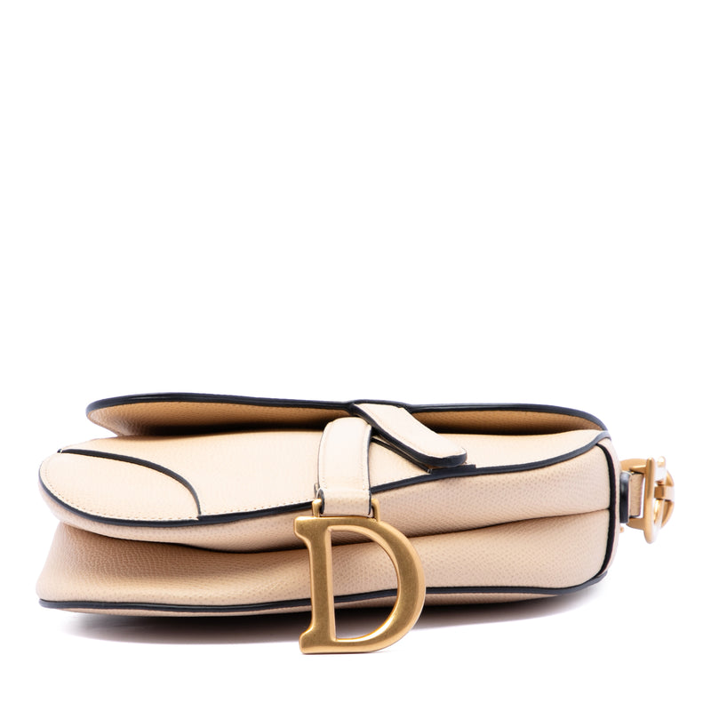 Mini Grained Calfskin Saddle Bag - Image 3