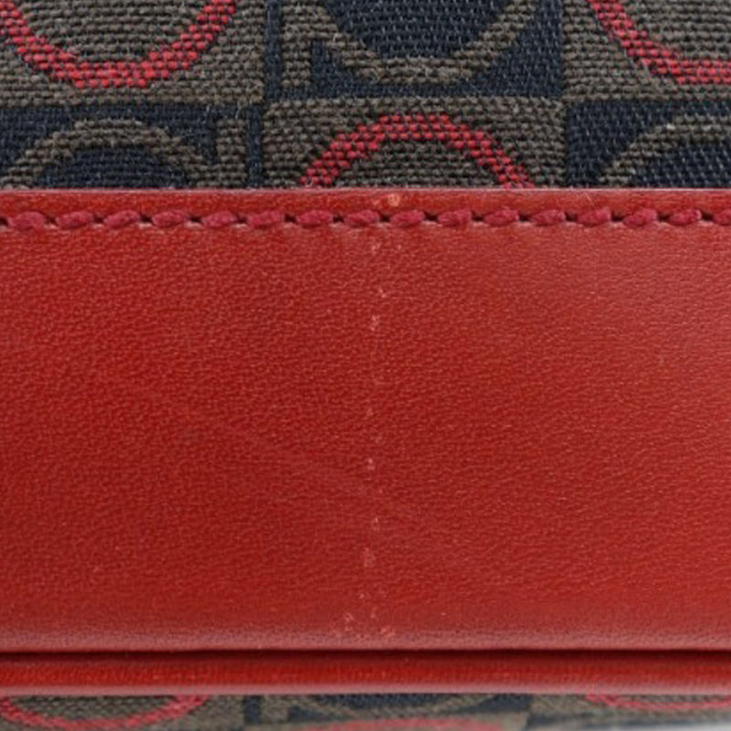 Gancini Canvas Shoulder Bag - Image 11