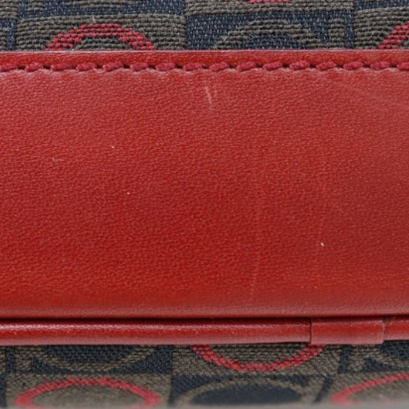 Gancini Canvas Shoulder Bag - Image 12