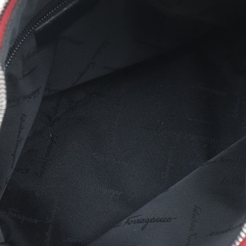Gancini Canvas Shoulder Bag - Image 3