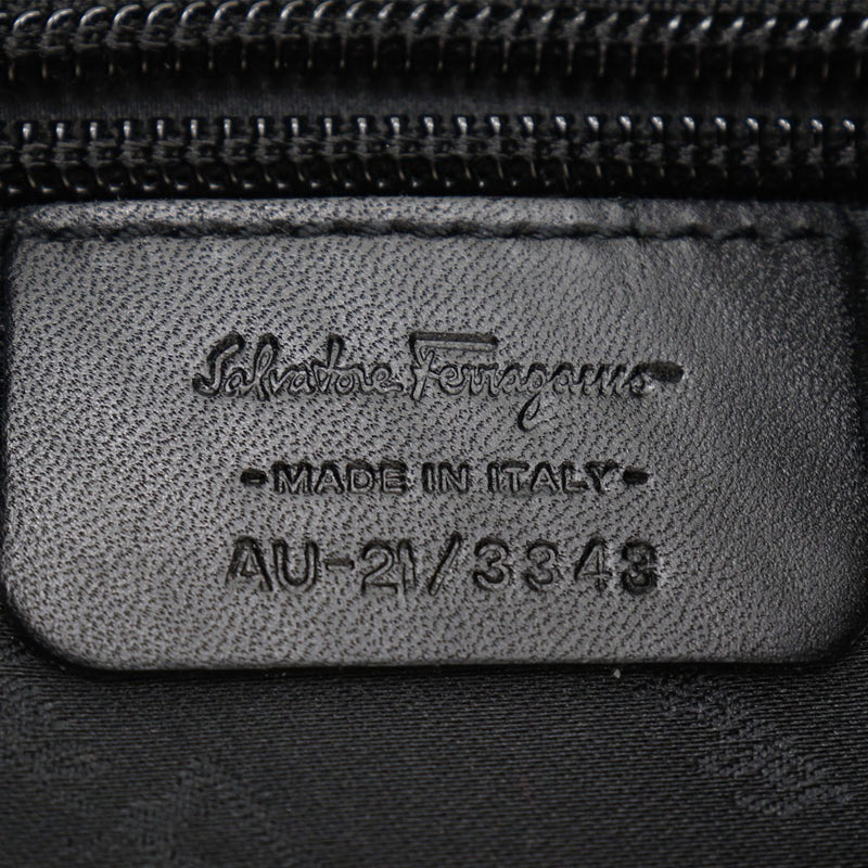 Gancini Canvas Shoulder Bag - Image 4