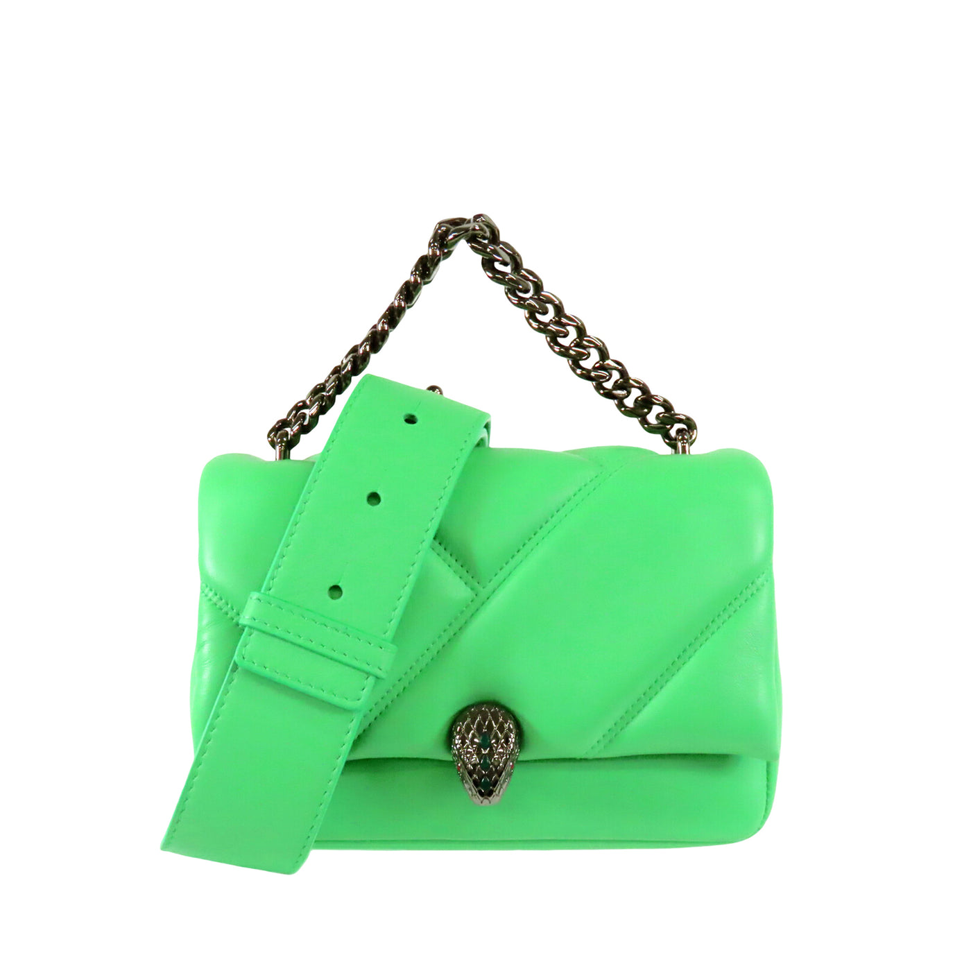 Mini Leather Serpenti Cabochon Satchel - Image 1