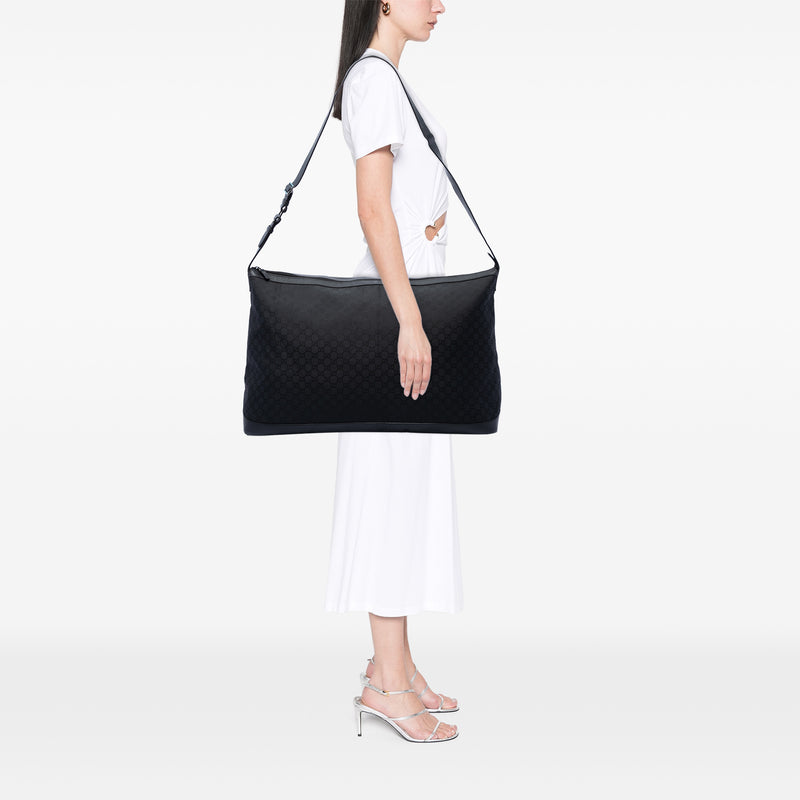 XL GG Nylon Travel Bag - Image 6