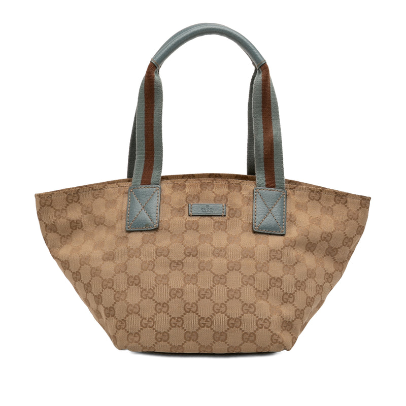 GG Canvas Web Tote