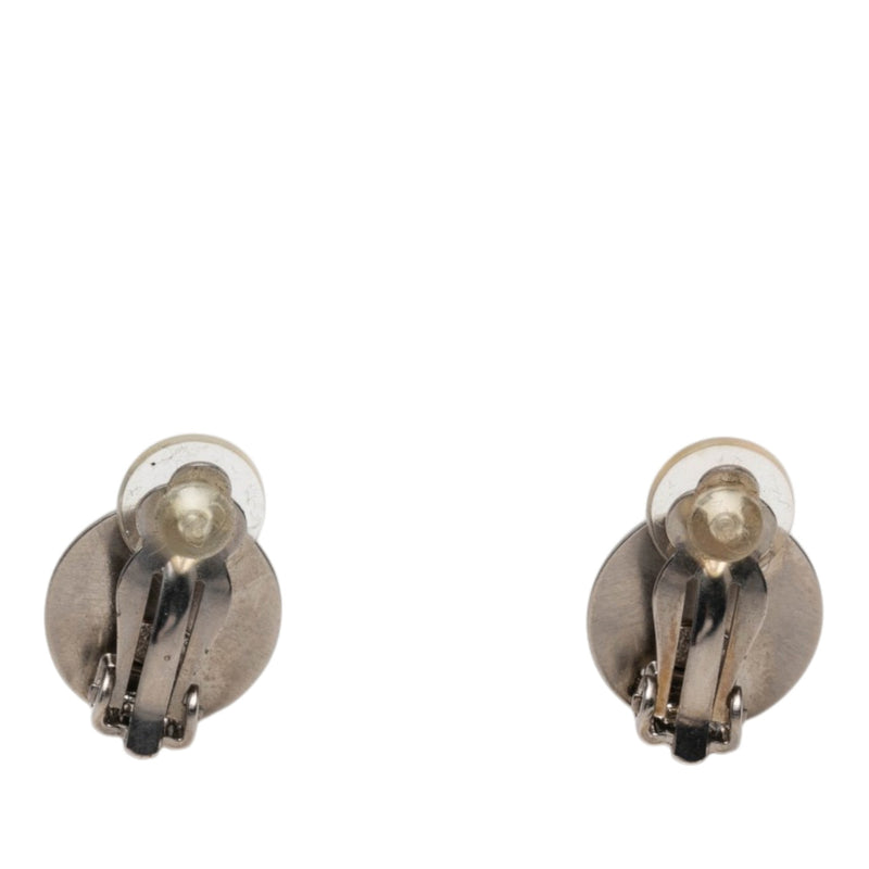 CC Brass and Gold Plated Disc Clip On Earrings - Image 2
