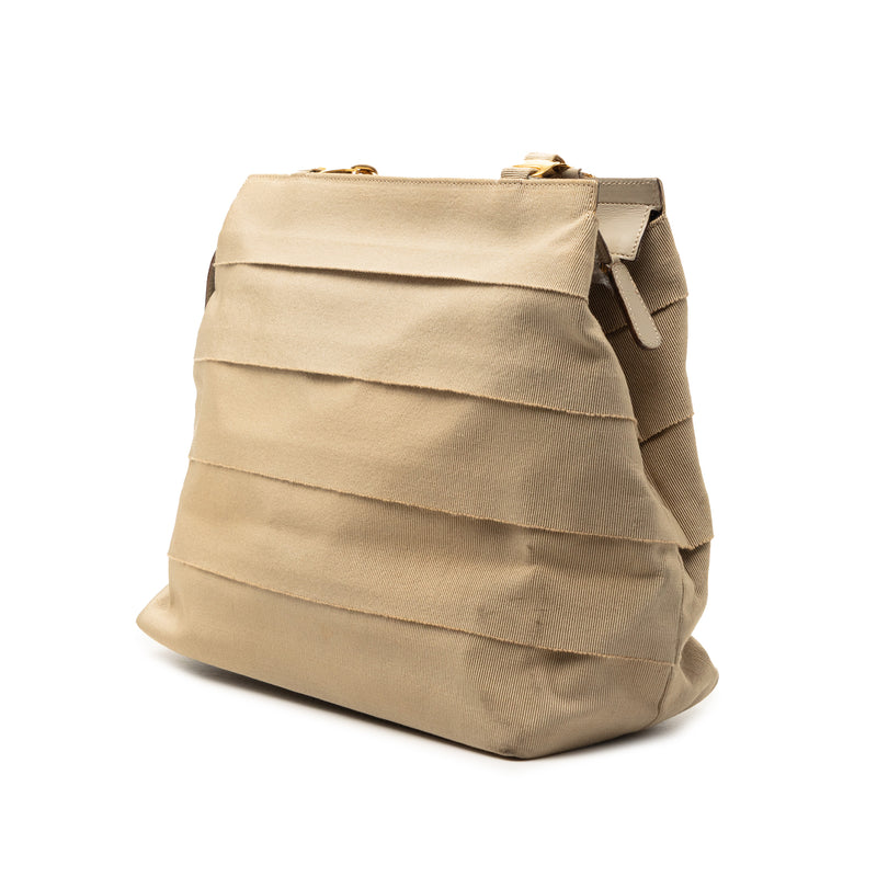 Nylon Tiered Grosgrain Shouder Bag - Image 2