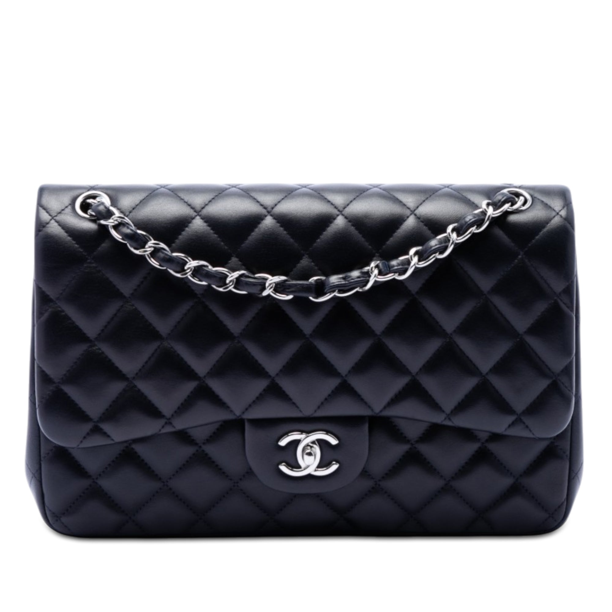 Jumbo Classic Lambskin Double Flap - Image 1