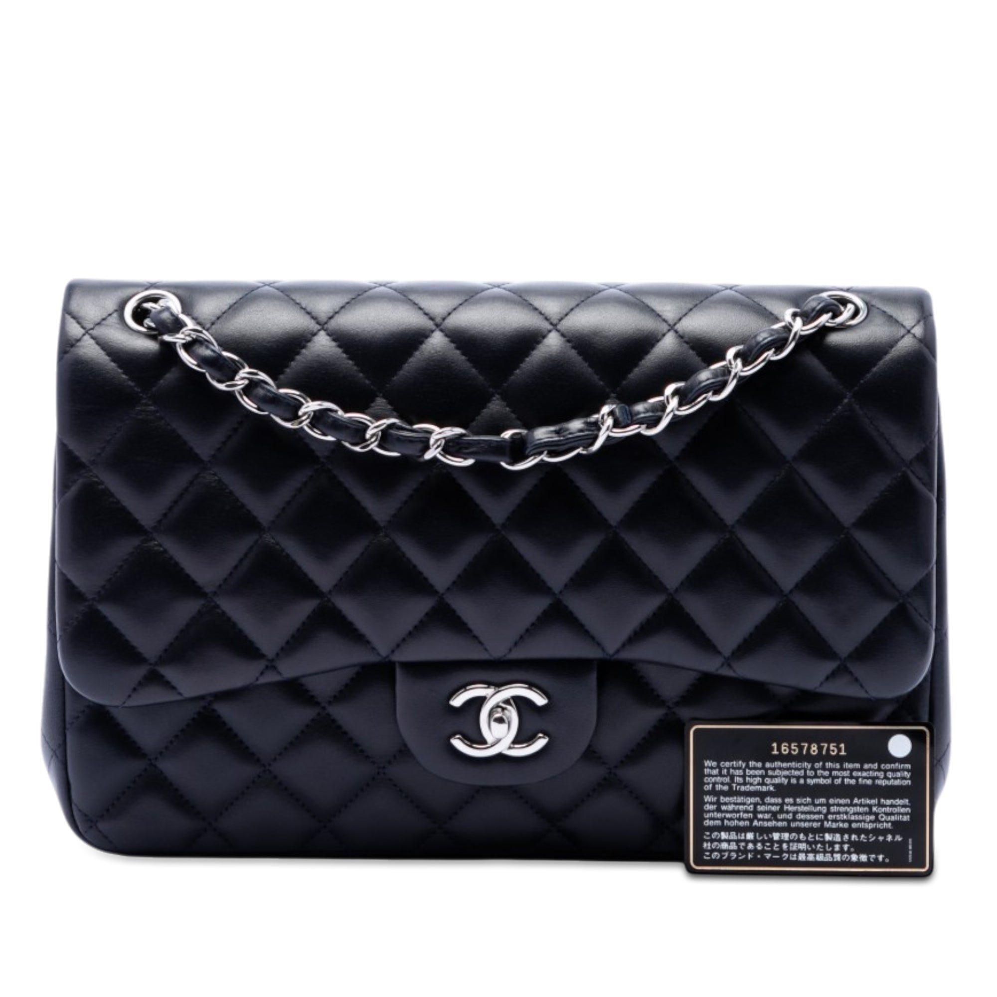 Jumbo Classic Lambskin Double Flap - Image 8