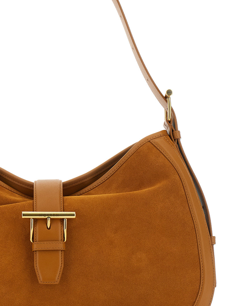 Alexander Mcqueen Shoulder Bag — Brown Calf