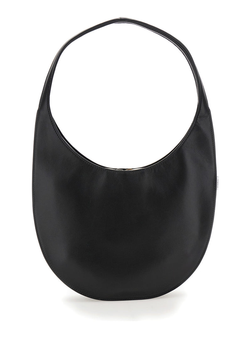 Coperni Swipe Shoulder Bag — Black Cow Leather
