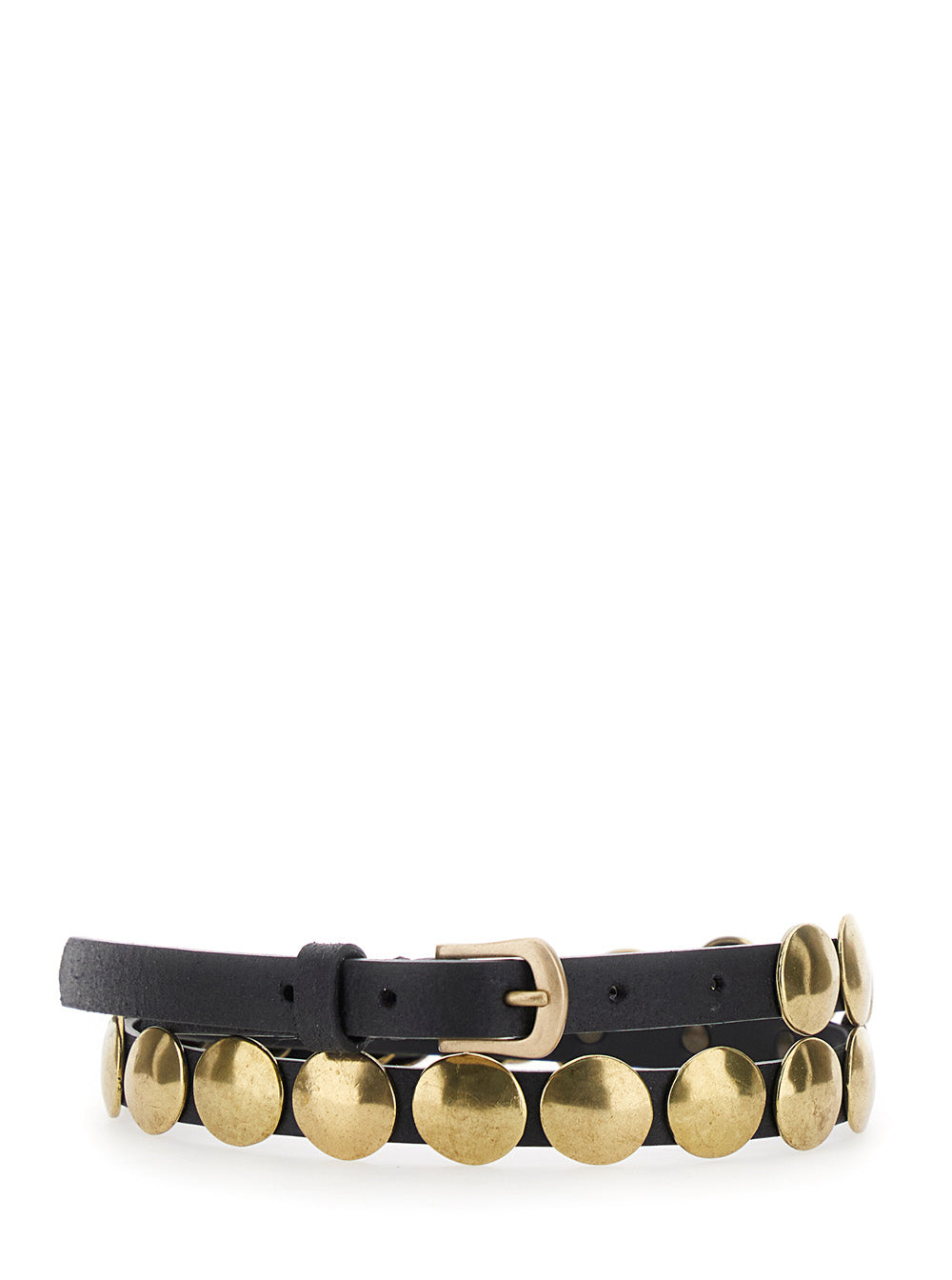 Golden Goose Trinidad Belt — Black Cow Leather