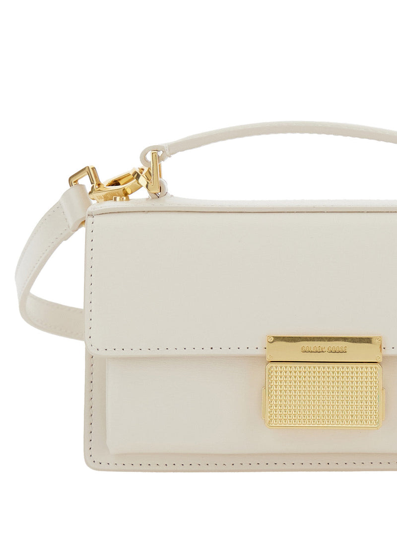 Golden Goose Venezia Top Handle Bag — White Cow Leather
