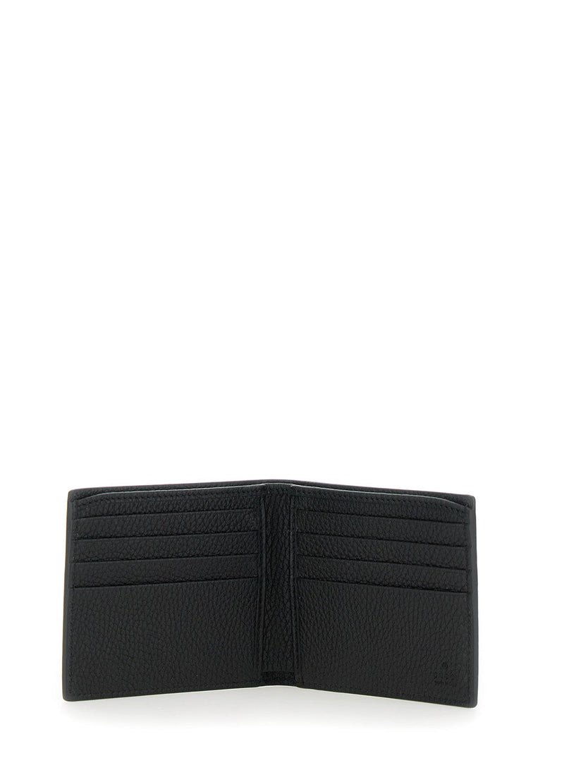 Gucci Leather Bi-Fold Wallet — Black Calf