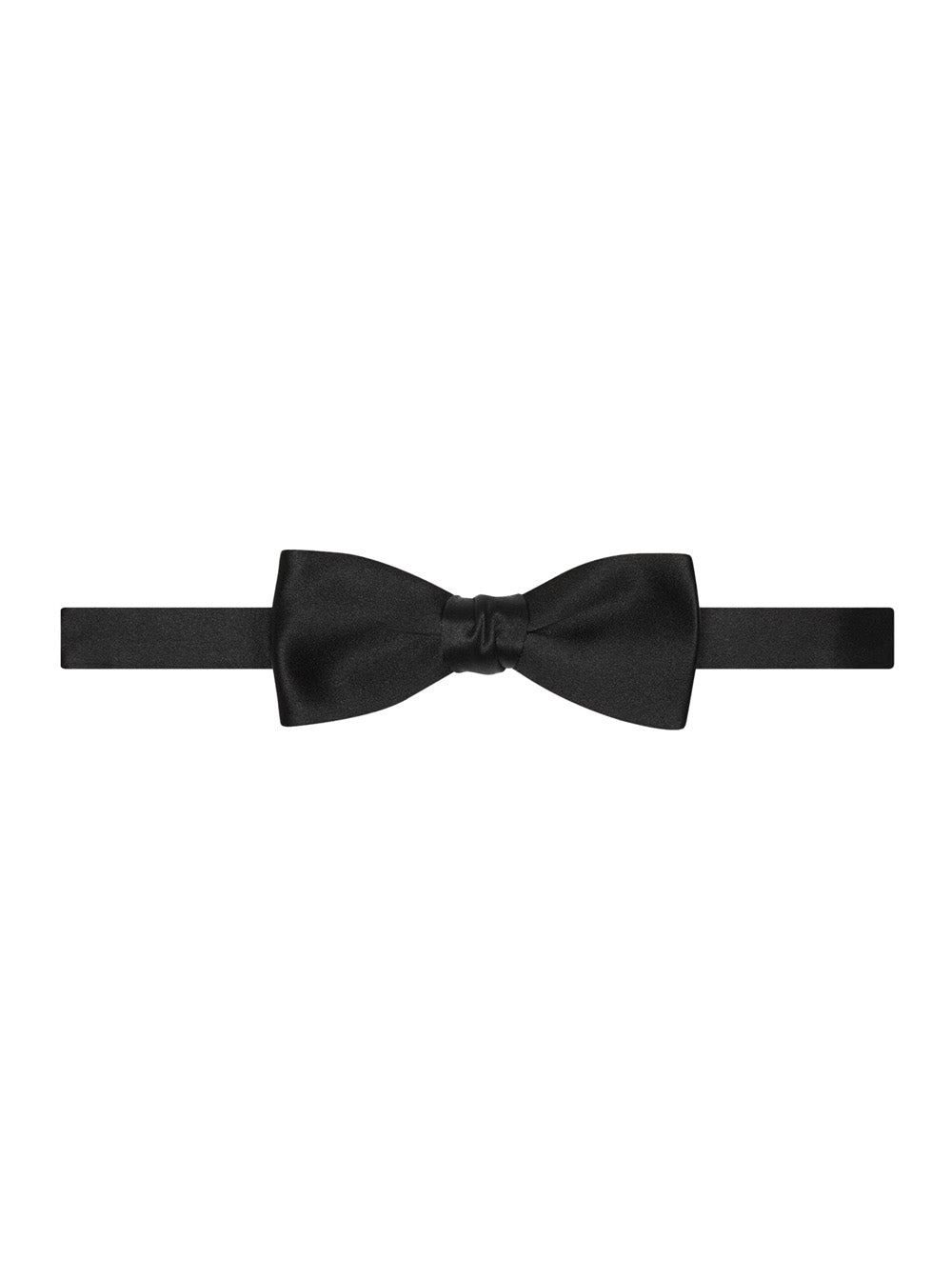 Saint Laurent Silk Bow Tie — Black Ties