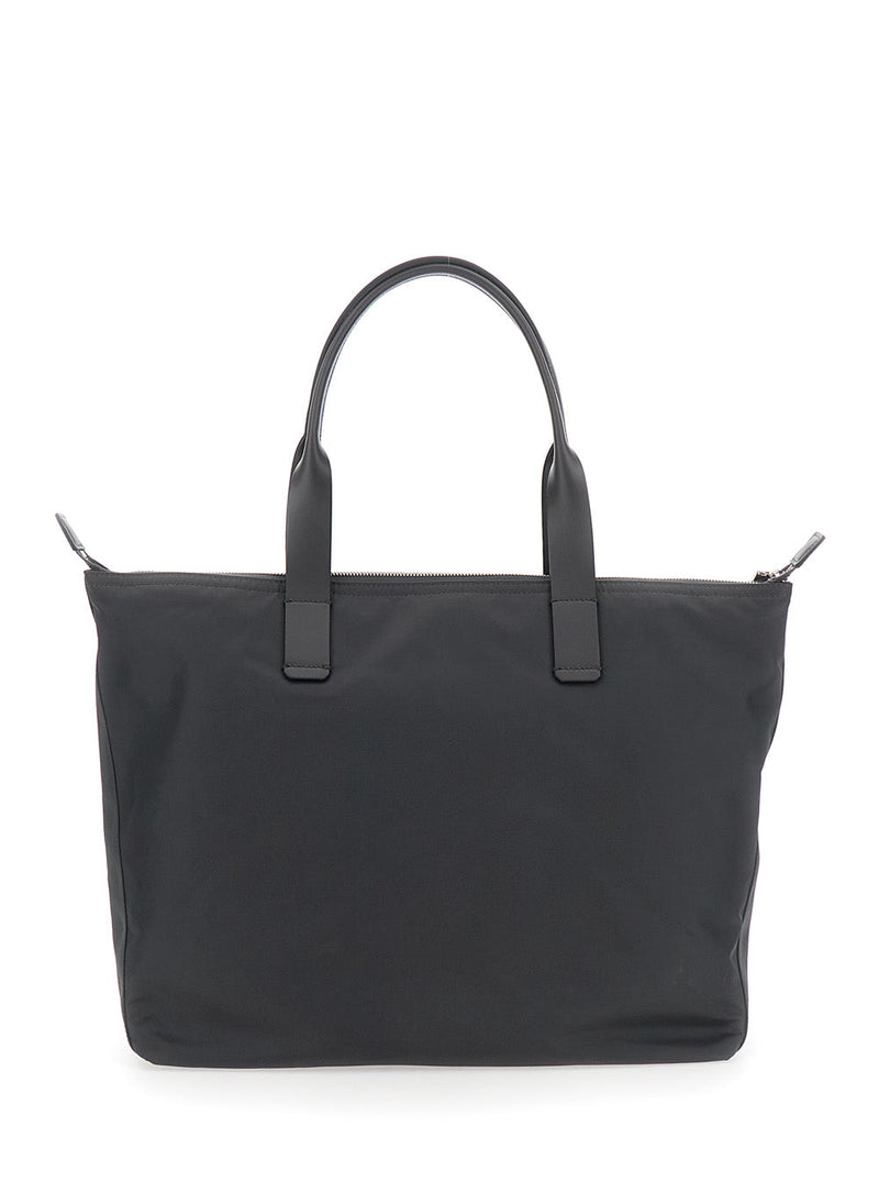 Dolce & Gabbana Nylon Technical Tote Bag — Gray Polyamide