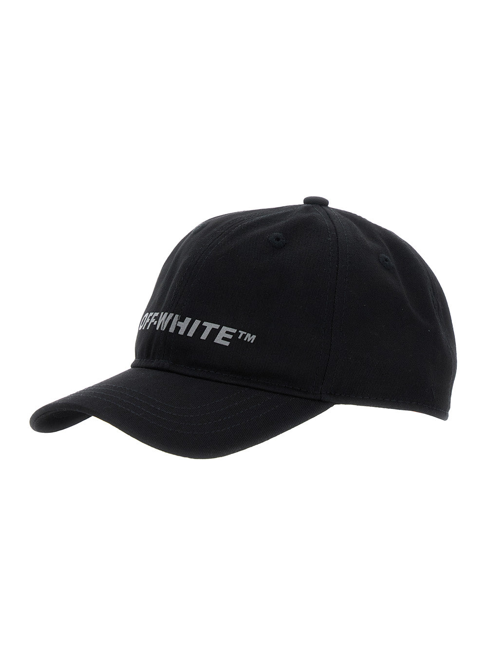 Off-White Oblb002f25fab002 Baseball Cap — Black Fabric Caps