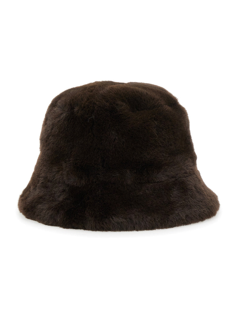 Apparis F4ha052 Bucket Hat — Brown Polyester