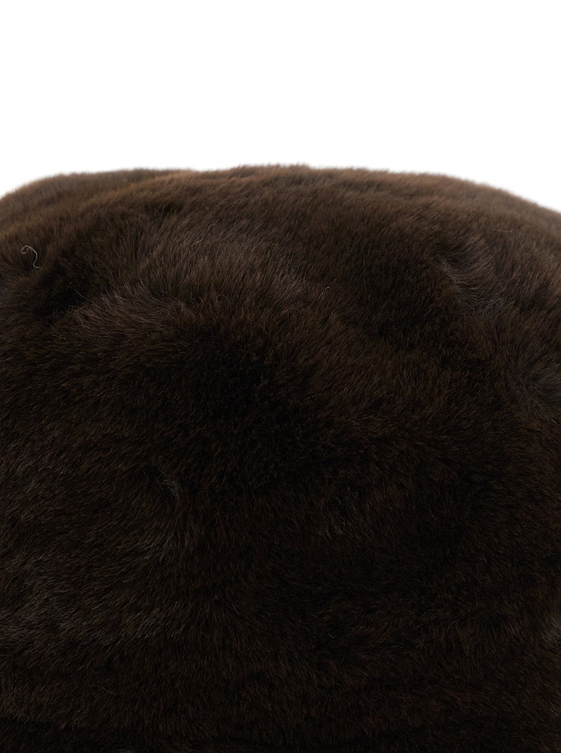 Apparis F4ha052 Bucket Hat — Brown Polyester
