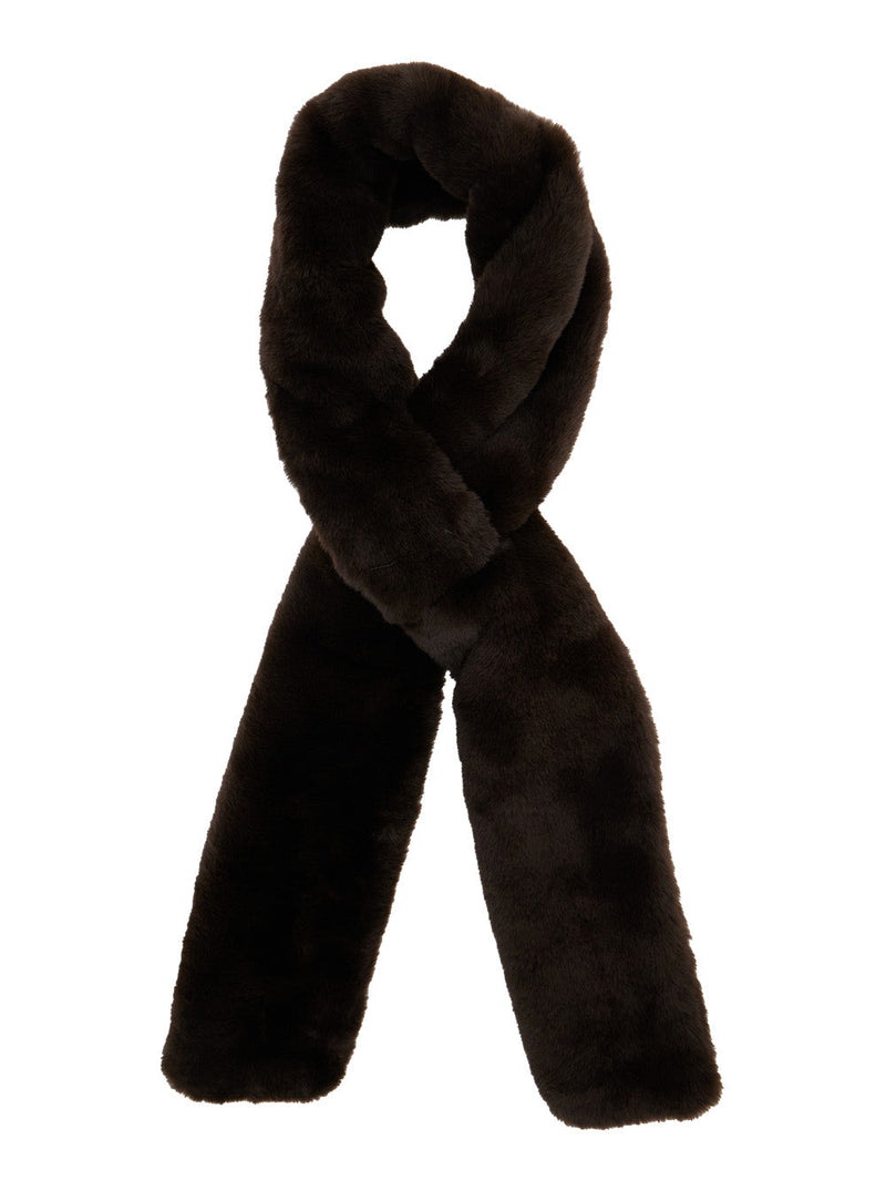 Apparis Kai Scarf — Brown Polyester Scarfs