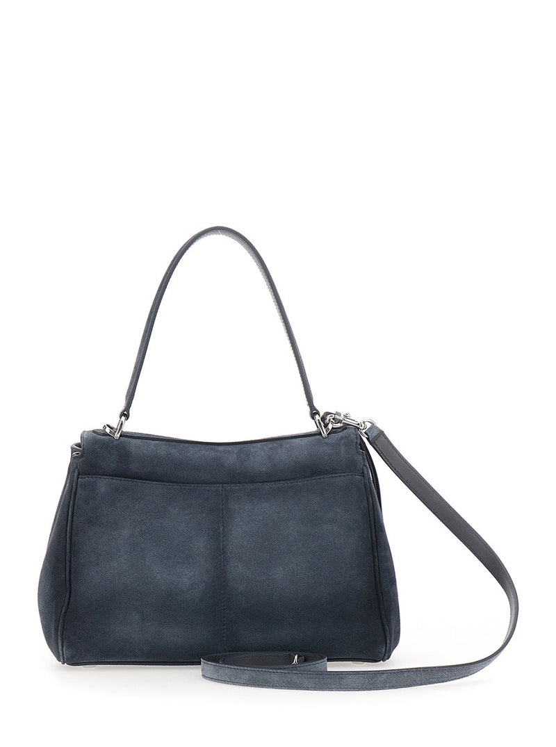 Balenciaga Rodeo Shoulder Bag — Gray Suede