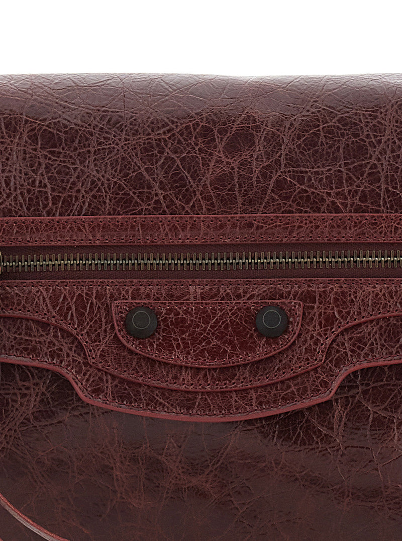 Balenciaga Le City Clutch — Red Leather