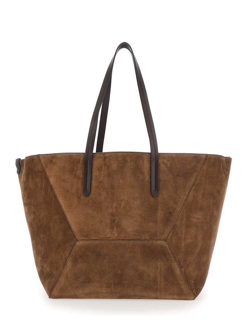 Brunello Cucinelli Tote Bag — Brown Leather