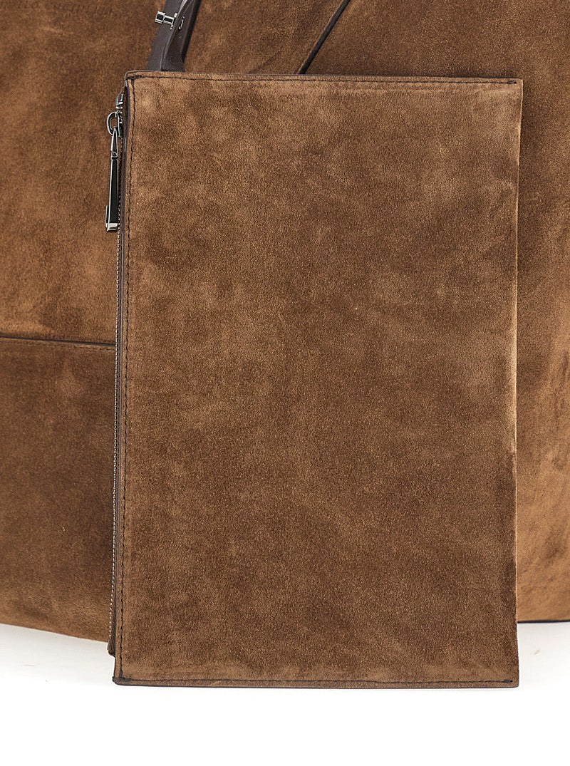 Brunello Cucinelli Tote Bag — Brown Leather