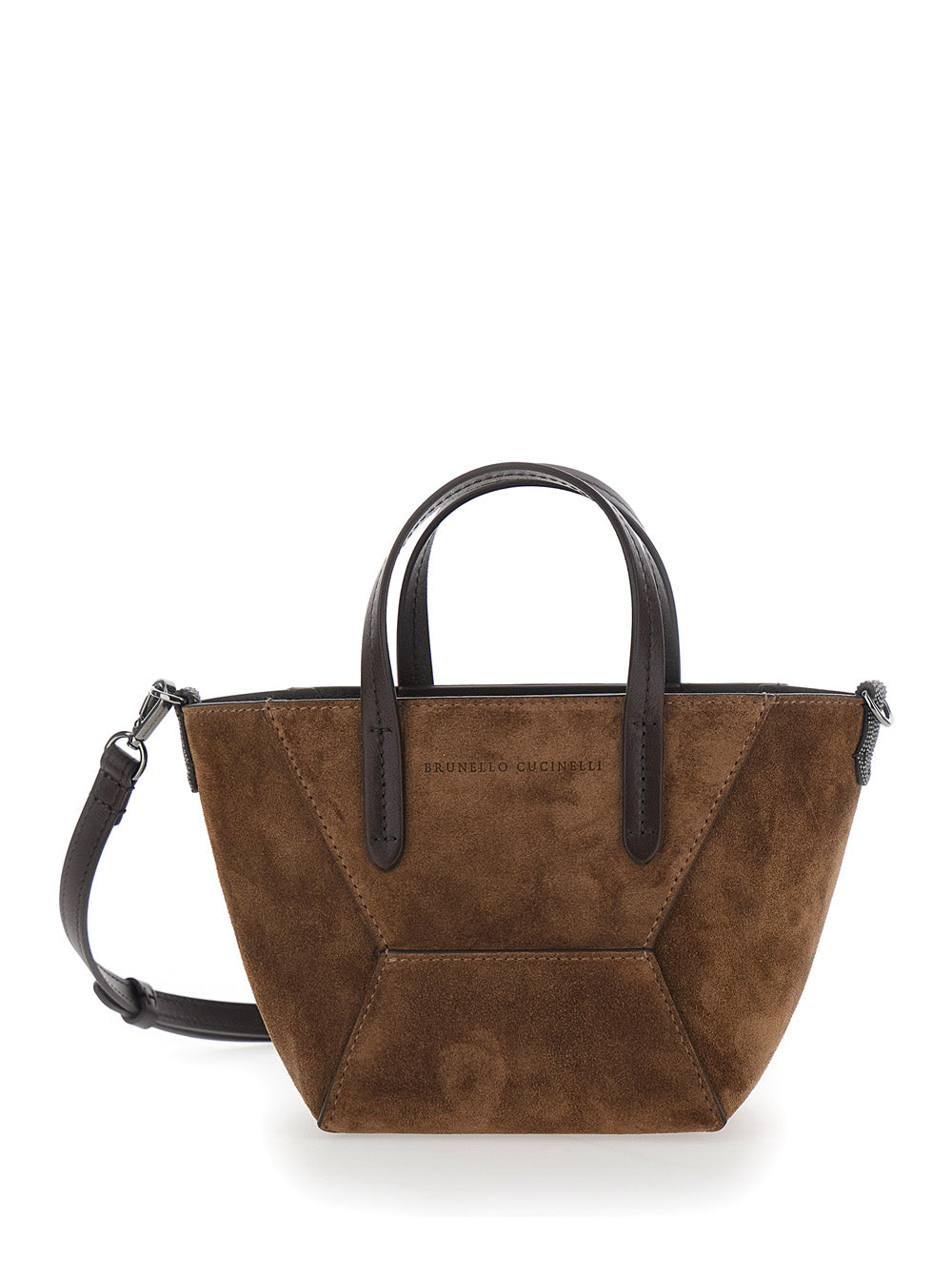 Brunello Cucinelli Mini Bag — Brown Leather