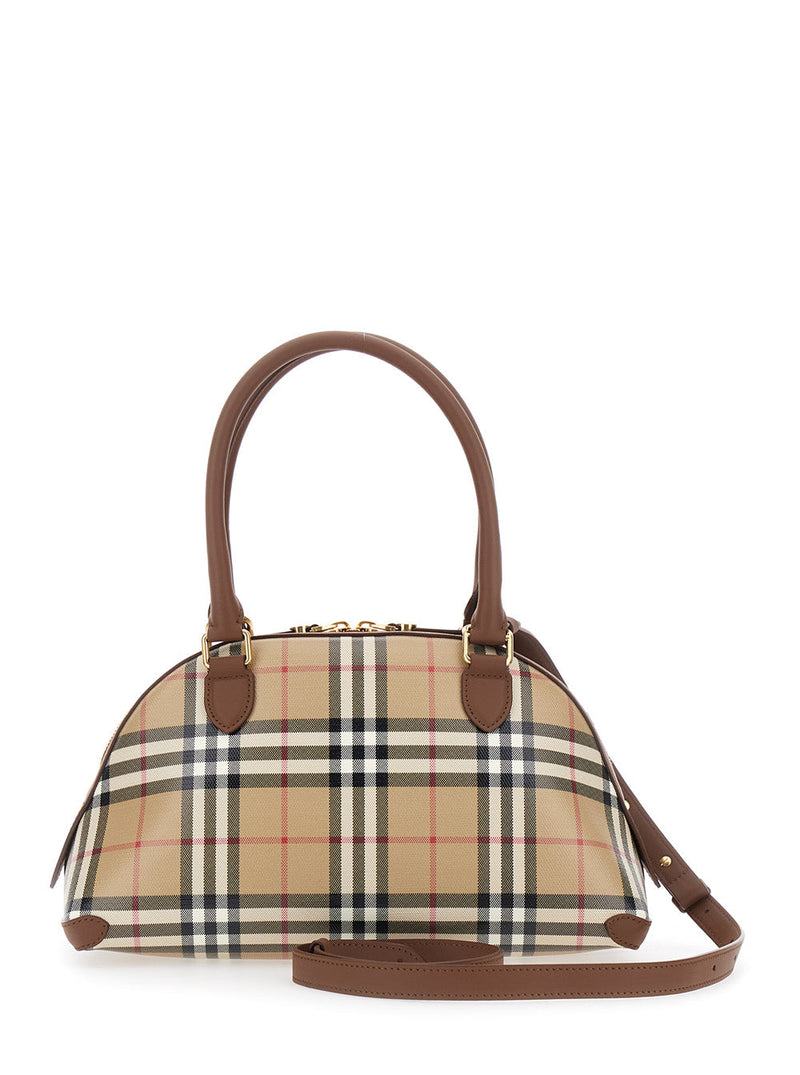 Burberry Primrose Shoulder Bag — Beige Cotton